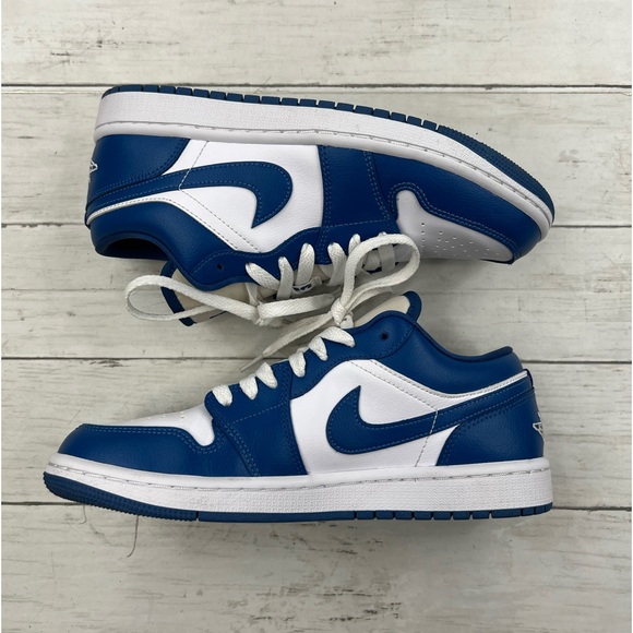 Jordan 1 Low Women’s Size 8.5 ‘Marina Blue’ Shoes [DC0774-114] - Picture 1 of 11